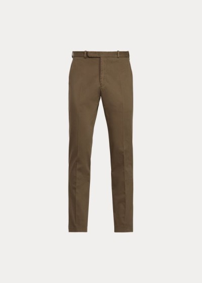 Pantalones De Traje Polo Ralph Lauren Hombre Verde Oliva - Stretch Chino - PDNOE5208